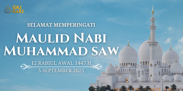 warta jemaat, Memperingati Hari Maulid Nabi Muhammad 1447H, gereja kristen jawa, gkj, gkj baki, gereja kristen jawa baki, baki, sukoharjo, gkj klasis sukoharjo, klasis sukoharjo, klasis, sinode gkj, sinode 